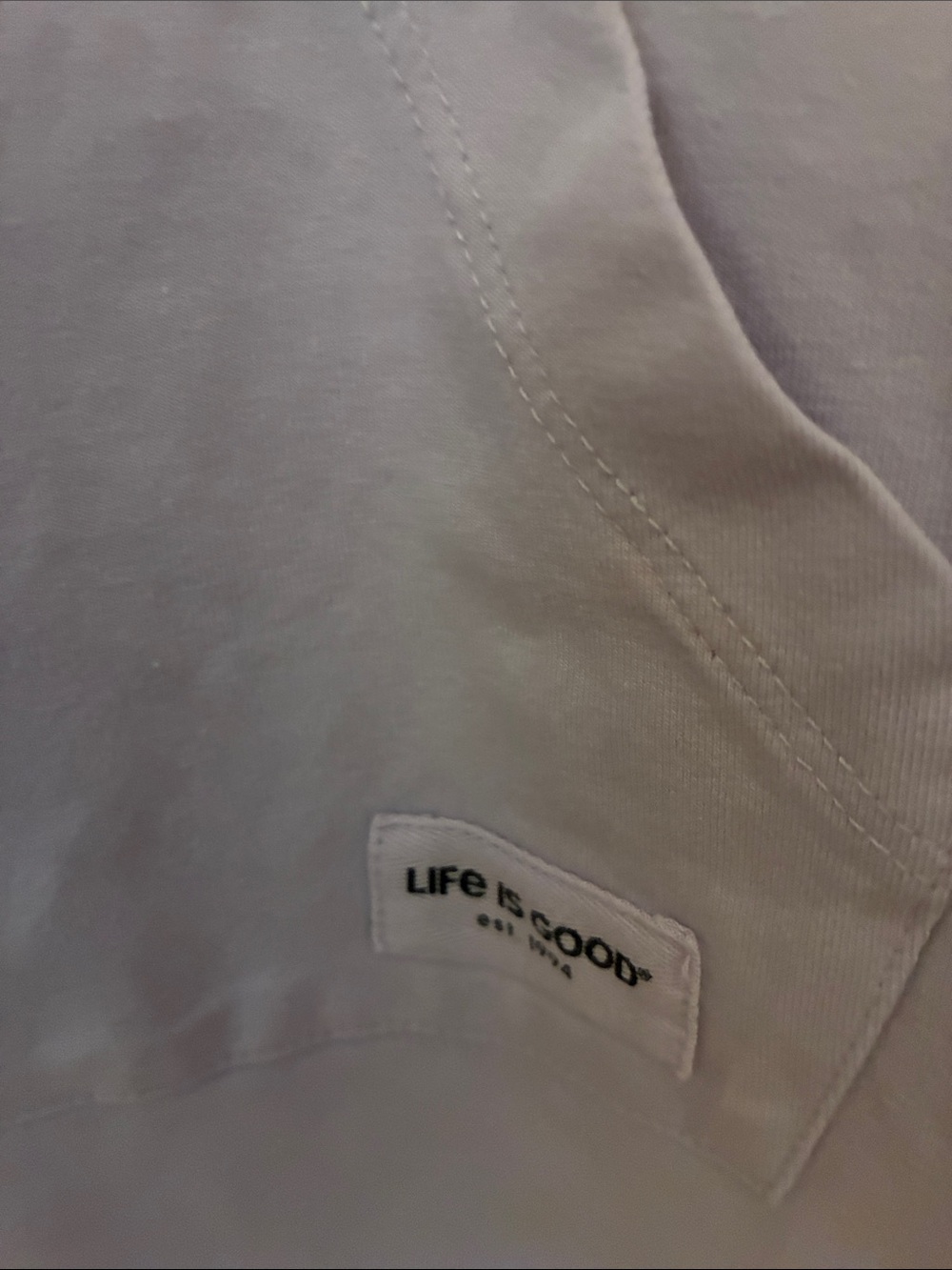 Life Is Good Lavender Crusher-Flex Hoodie with Floral Mandala - Picture 3 of 5